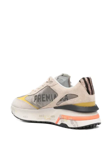 Sneakerși Premiata cu șireturi din dantelă