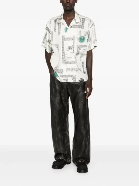 Pantaloni Palm Angels gri