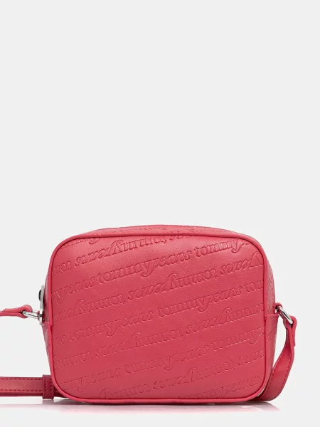 Tommy Jeans torebka różowy bordowa