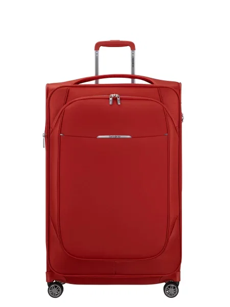 Переработанный чемодан Samsonite красный