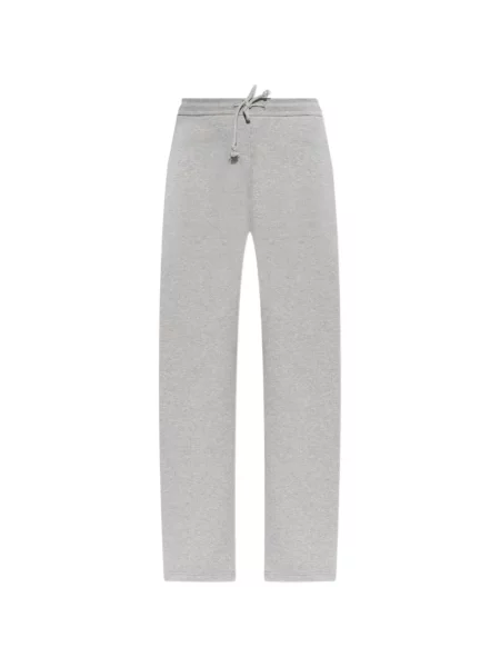Pantaloni de jogging Victoria Beckham alergare cu cordon gri