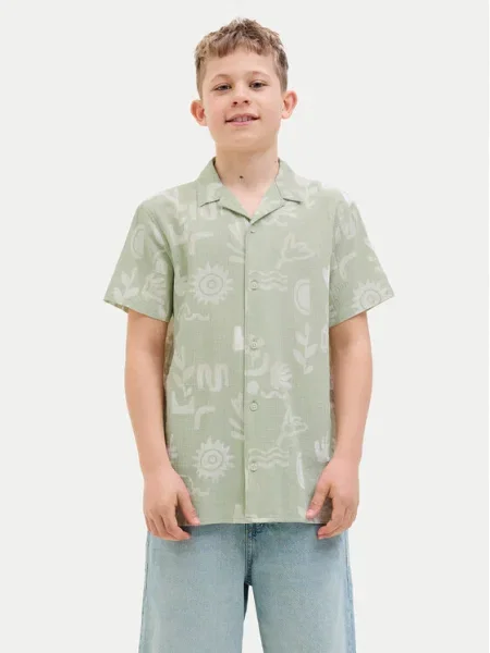 Jack & Jones Junior Košeľa Luke zelená