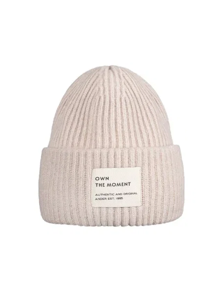 Кашмирена шапка Ander бежово