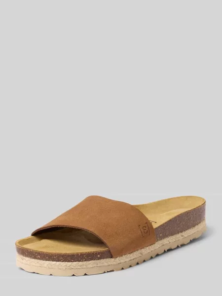 Sandały na ze skóry model COPINE VELOUR' Espadrij
