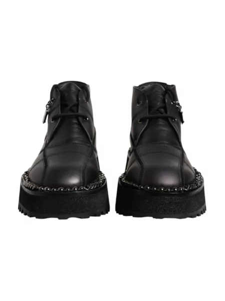 Botki Dolce And Gabbana skórzane czarne