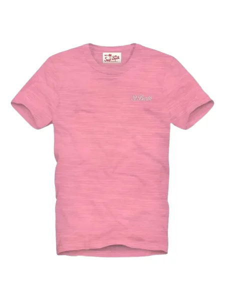 Tricou Mc2 Saint Barth cu broderie roz