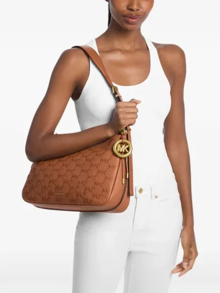 Geantă Michael Michael Kors din piele maro