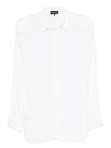 Cămașă Giorgio Armani lungă alb