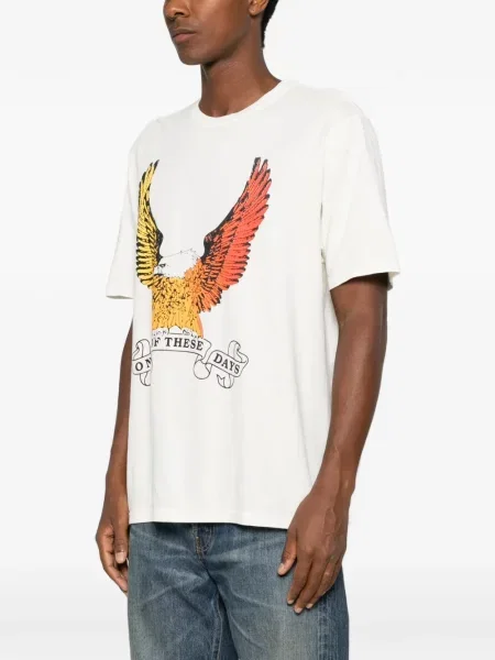 Tricou One Of These Days cu imagine alb