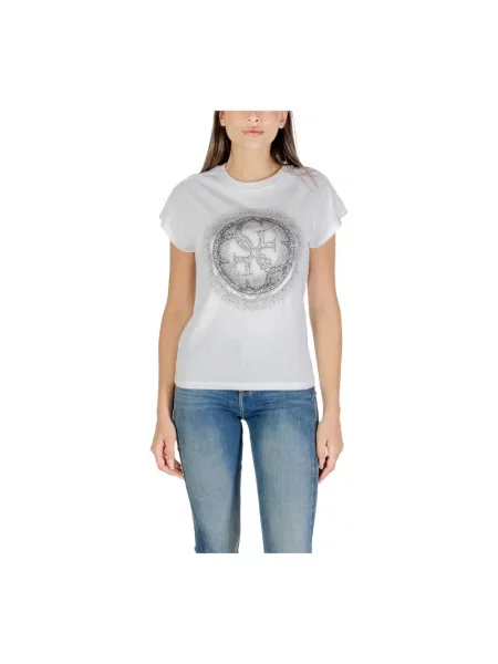 Guess t-shirt 4G biały