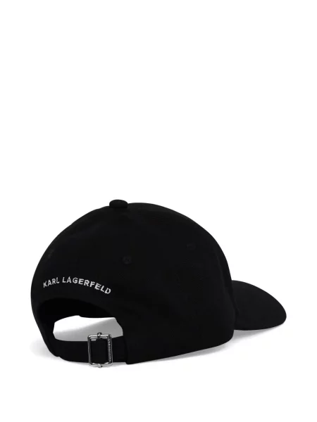 Șapcă Karl Lagerfeld cu broderie negru