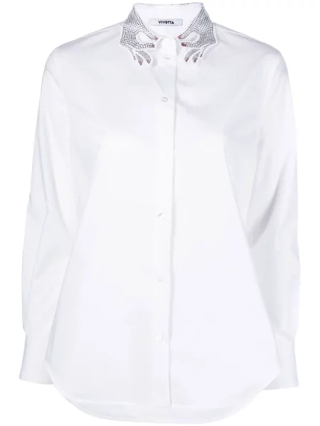 Vještački dijamant košulja Vivetta bijela