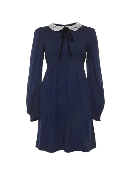 Gulerat rochie mini Maje albastru