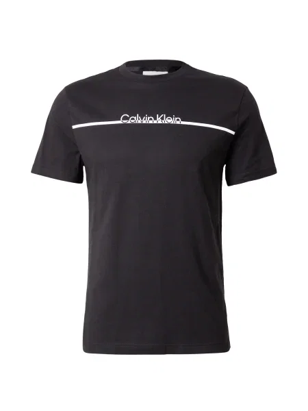 Tričko Calvin Klein s autogramom čierna