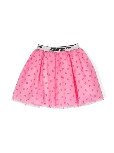 Dětska mini sukně Off-white bílá