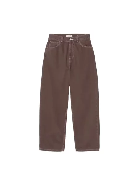 Jeansy Carhartt Wip brązowe