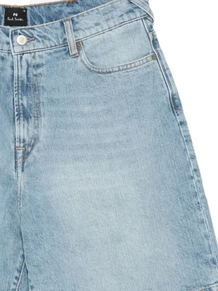 Pantaloni scurți din denim Ps Paul Smith albastru