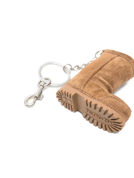 Botine Balenciaga din piele de căprioară maro