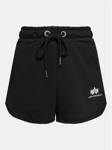 Alpha Industries Szorty sportowe Basic czarny