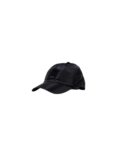 Czapka z daszkiem Armani Exchange z kaszmiru czarna