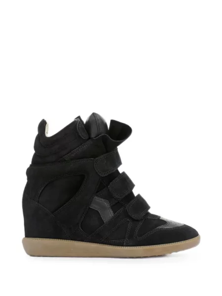 Sneakerși Isabel Marant cu pană negru