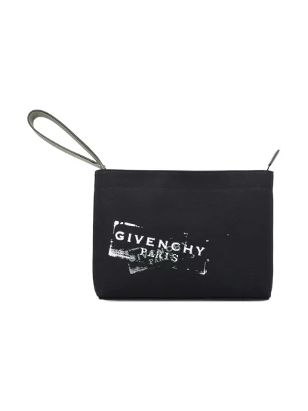 Kopertówka Givenchy z logo czarna