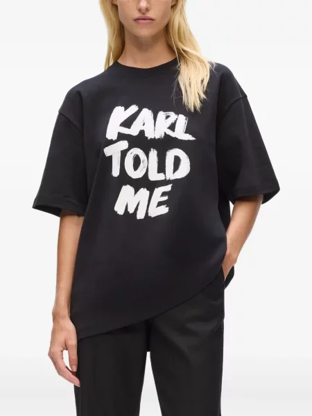 Тениска Karl Lagerfeld черно