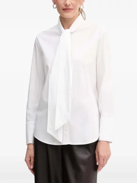 Bluză Oui cu legături alb