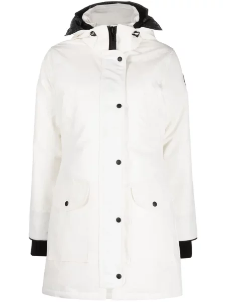 Geacă parka Canada Goose cu glugă alb