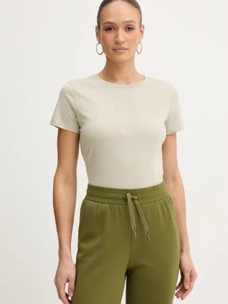 Armani Exchange tričko béžové