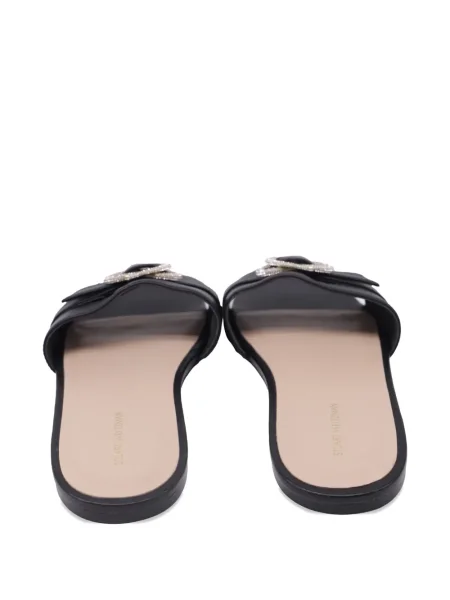 Sandale Stuart Weitzman din piele de cristal negru