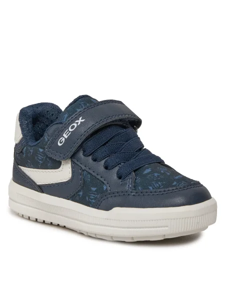 Juniorská obuv Geox Arzach ocean blue/stazony white modrá
