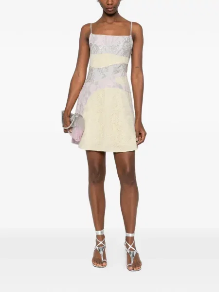 Rochie mini Botsi de costum galben