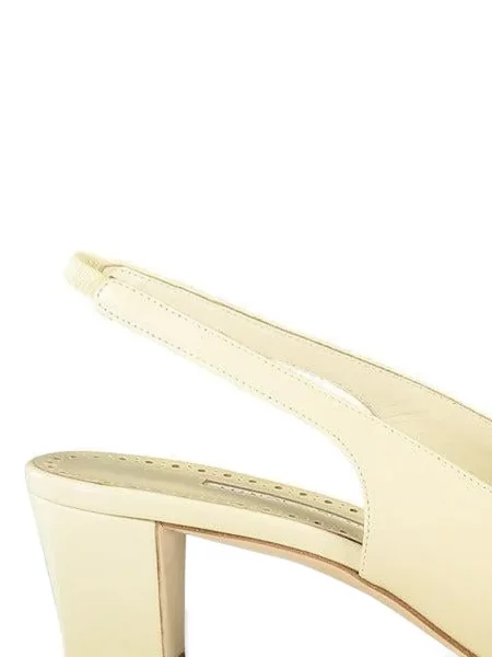 Pantofi cu toc Manolo Blahnik slingback