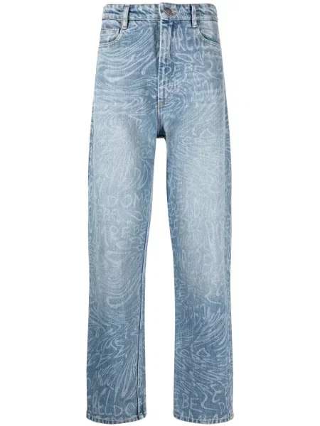 Straight fit džíny Domrebel modré