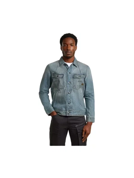 Kurtka G-star w kształcie litery A niebieska