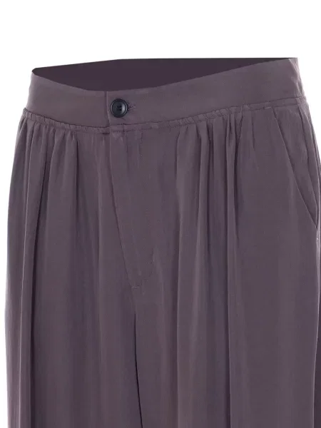 Pantaloni Eleh cu picior lat violet