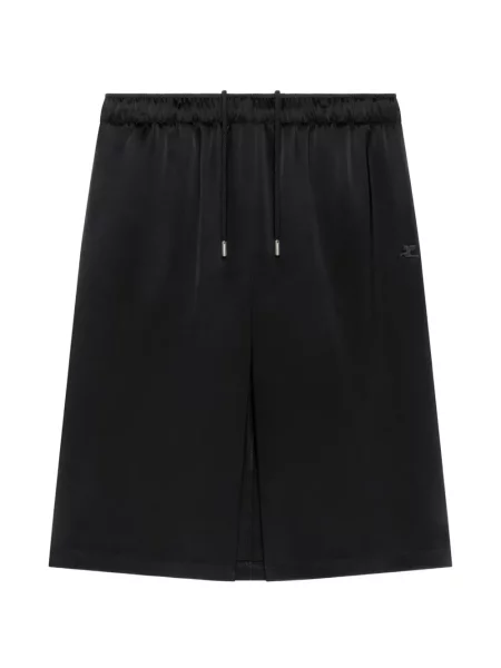 Pantaloni scurți Courreges negru