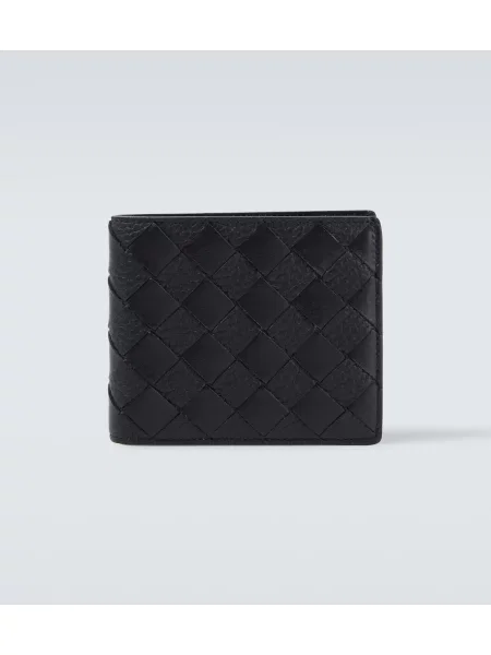 Portofel Bottega Veneta din piele negru