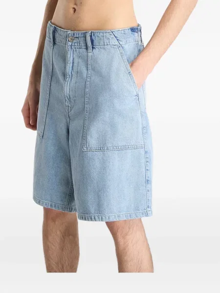 Džínové šortky Calvin Klein modré