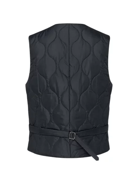 Vuneni prošiven prsluk Comme Des Garçons Homme Deux smeđa