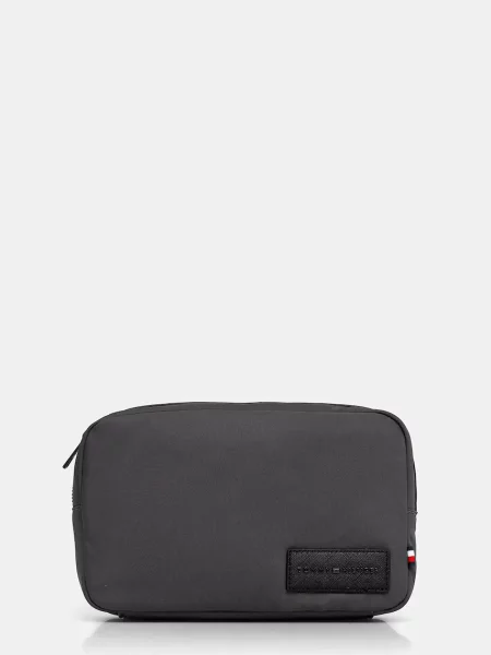 Kozmetična torbica Tommy Hilfiger siva