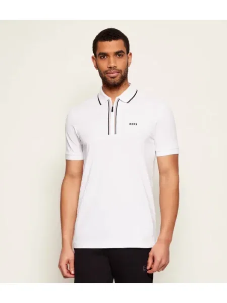 BOSS GREEN Polo Philix GOC | Slim Fit alb