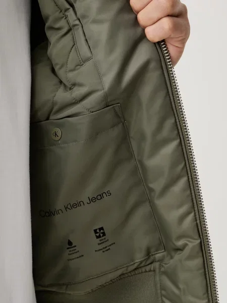 Calvin Klein Jeans яке бомбър мъжко зелено