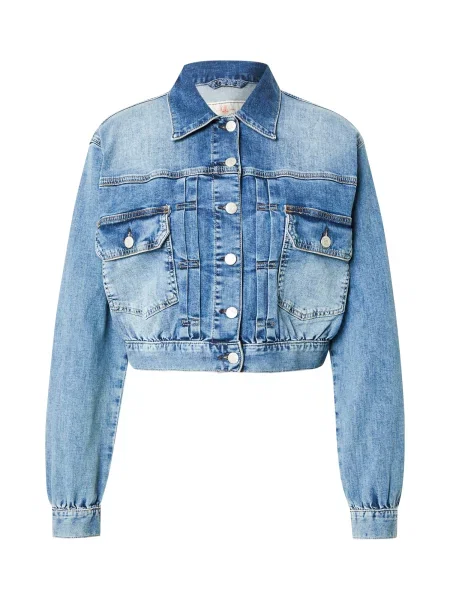 Herrlicher Geacă de primăvară-toamnă Dotty denim albastru