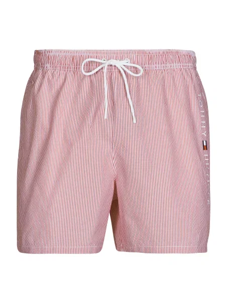 Hlače Tommy Hilfiger s črtami z vrvico