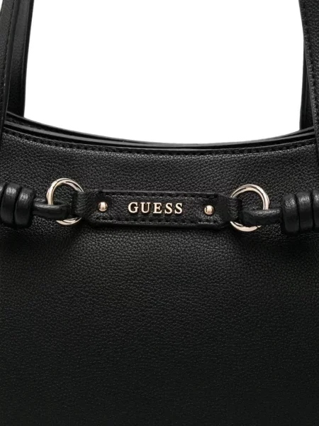 Geantă Guess din piele negru