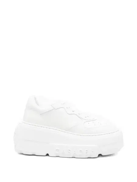 Маратонки Casadei на платформе бяло