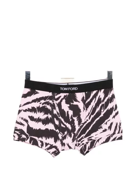 Boxeri Tom Ford cu imagine cu dungi de tigru roz