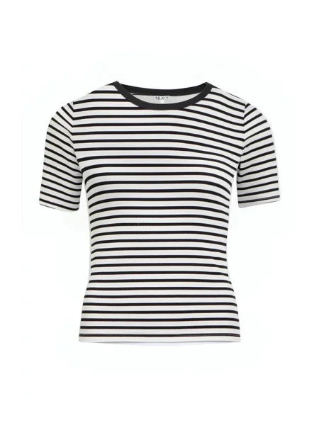 OBJECT Tricou OBJMoli negru alb